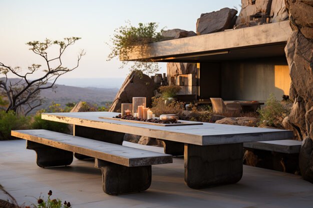 Concrete Kitchen Table that Elevates Your Dining Experience