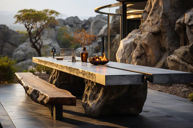 Concrete Kitchen Table That Transforms Your Space