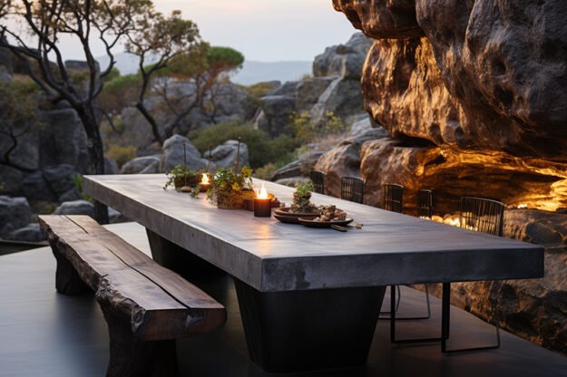 Concrete Kitchen Table: The Heart of Outdoor Elegance