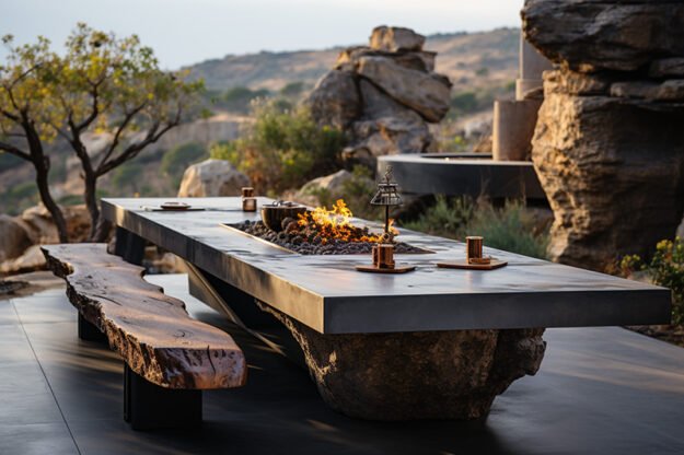 Exquisite Concrete Kitchen Table –
