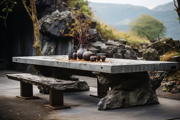 Concrete Kitchen Table: The Perfect Blend of Elegance and Durability
