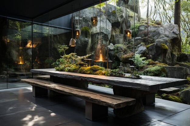 Stunning Concrete Kitchen Table for a Modern Sanctuary