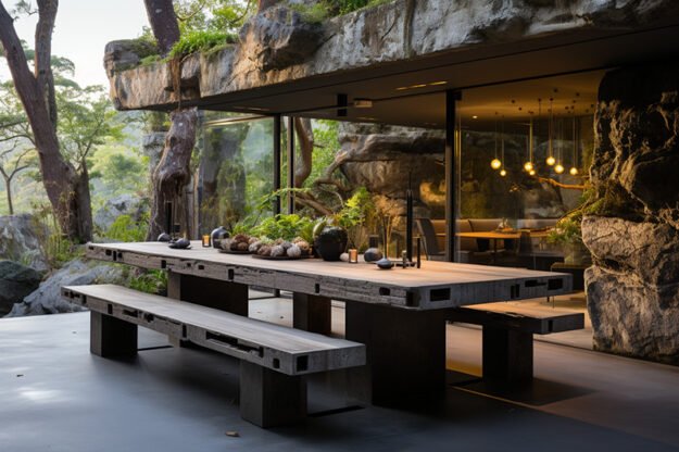 Concrete Kitchen Table that Elevates Your Space