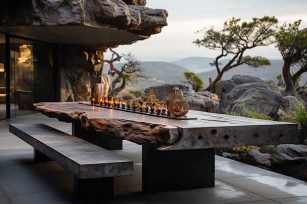 Concrete Kitchen Table: The Perfect Fusion of Style and Functionality