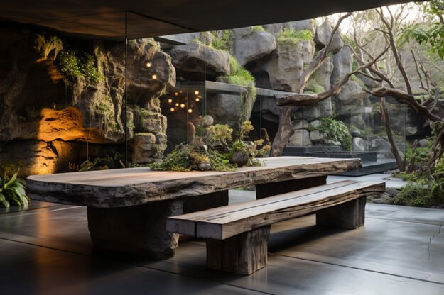 Stunning Concrete Kitchen Table: A Timeless Addition to Your Home