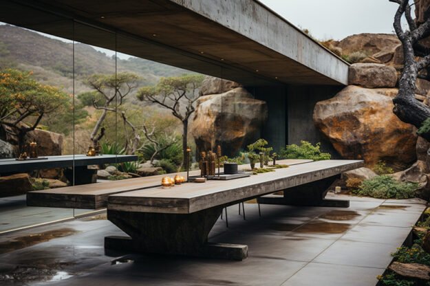 Stunning Concrete Kitchen Table: Elevate Your Dining Experience