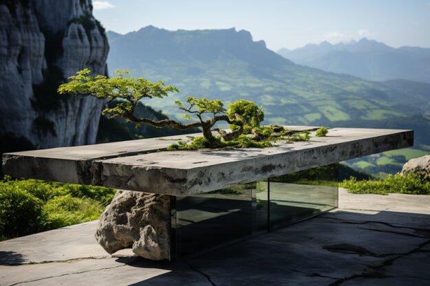Concrete Kitchen Table: A Statement of Modern Elegance