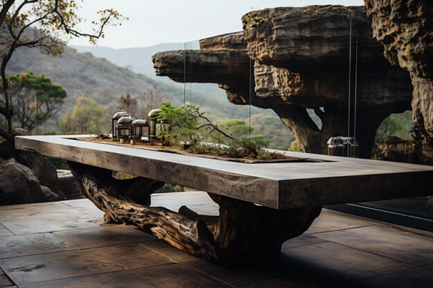 Concrete Kitchen Table: Where Elegance Meets Functionality