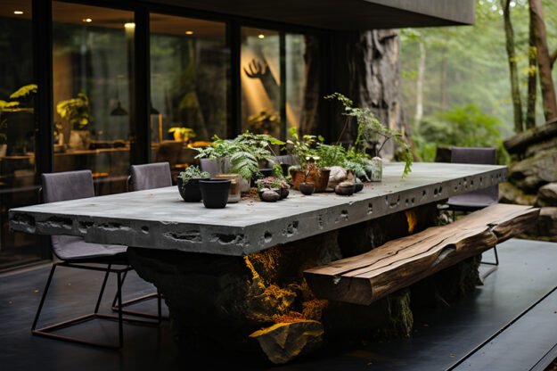 Captivating Concrete Kitchen Table: Elevate Your Dining Experience