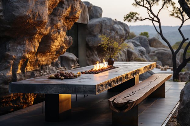 Concrete Kitchen Table: Elevate Your Outdoor Dining Experience
