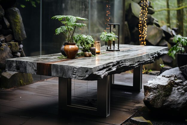 Stunning Concrete Kitchen Table for Modern Living