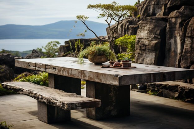Exquisite Concrete Kitchen Table for Modern Living