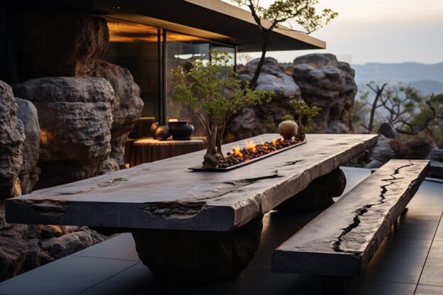 Exquisite Concrete Kitchen Table: Elevate Your Dining Experience