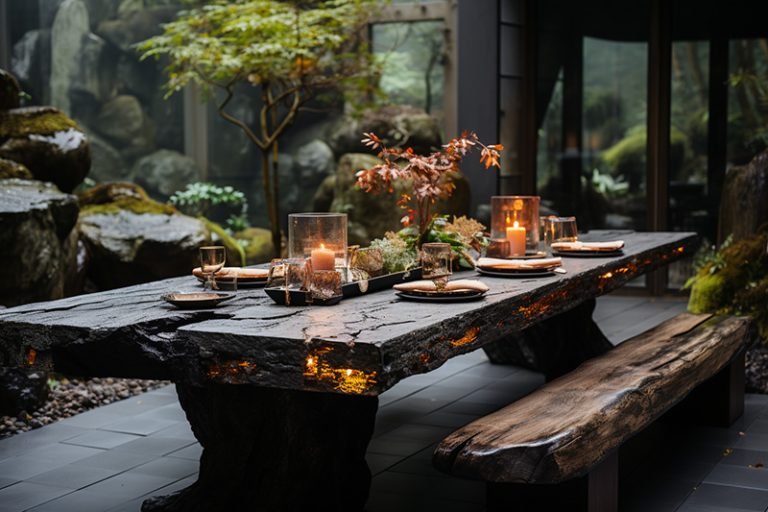 Stunning Concrete Kitchen Table: A Culinary Masterpiece for Your Home