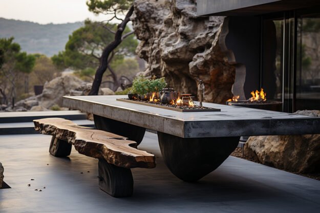Concrete Kitchen Table: The Perfect Blend of Functionality and Style