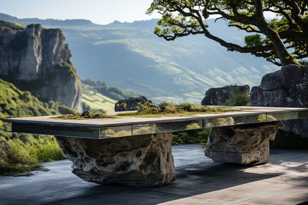 Concrete Kitchen Table: Elevate Your Space with Nature's Elegance