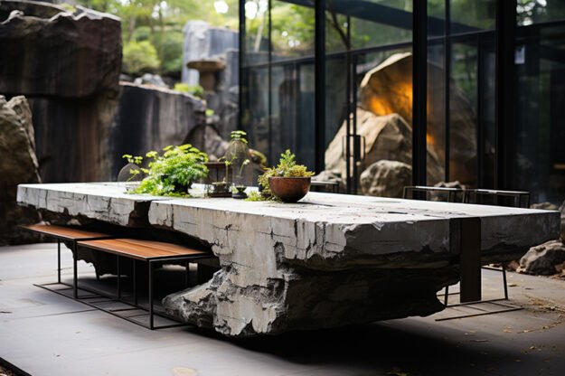 Concrete Kitchen Table: A Statement of Elegance and Innovation