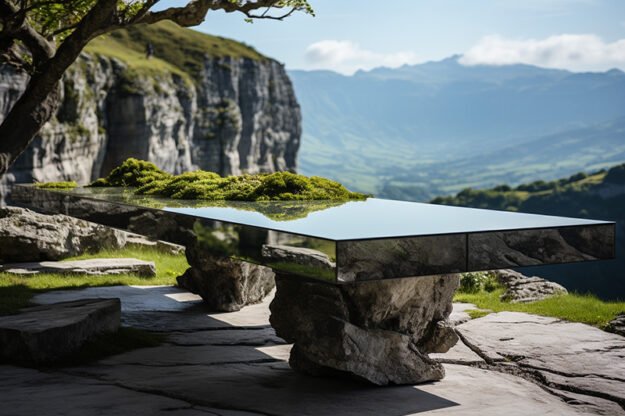 Concrete Kitchen Table: A Perfect Blend of Modern Elegance and Nature