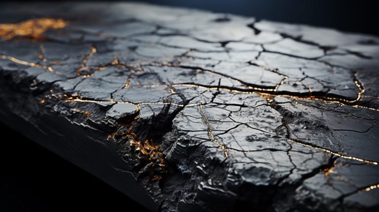 Natural Stone Concrete Table with Cracks: Elevate Your Space