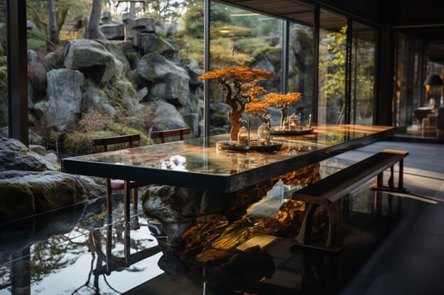 Nature-Inspired Organic Table: Elevate Your Space with Timeless Elegance