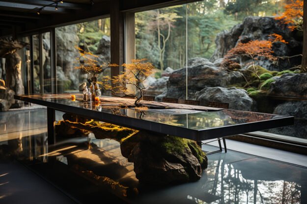 Nature-Inspired Organic Table: Elevate Your Space with Elegance