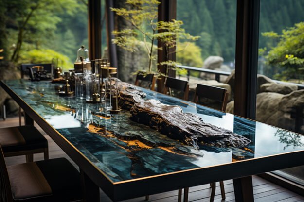 Nature-Inspired Organic Table: Elevate Your Space with Elegance