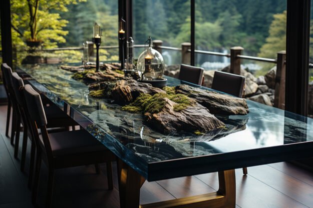 Nature-Inspired Organic Table: Elevate Your Dining Experience