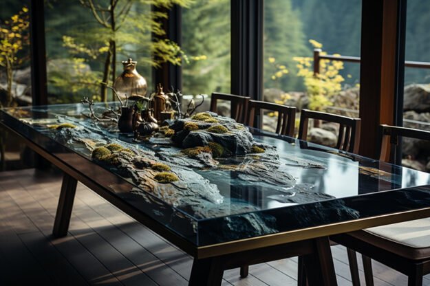 Nature-Inspired Organic Table: Elevate Your Dining Experience