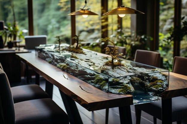 Nature-Inspired Organic Table: Elevate Your Space with Timeless Elegance