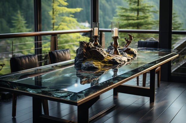 Nature-Inspired Organic Table: Elevate Your Space Today!