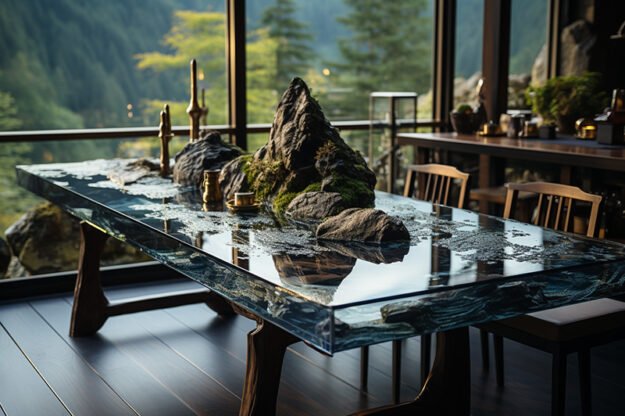 Nature-Inspired Organic Table: Elevate Your Living Space with Timeless Elegance