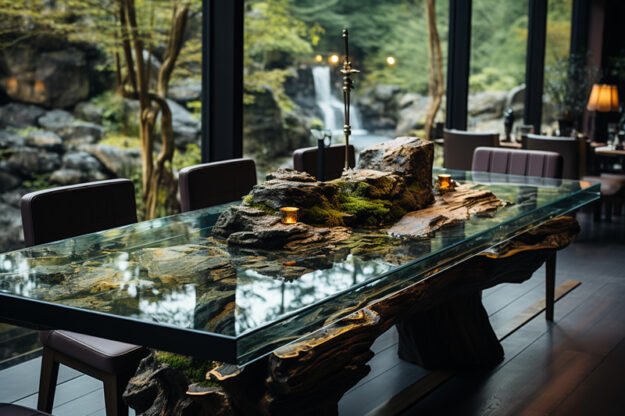 Nature-Inspired Organic Table: Elevate Your Dining Experience