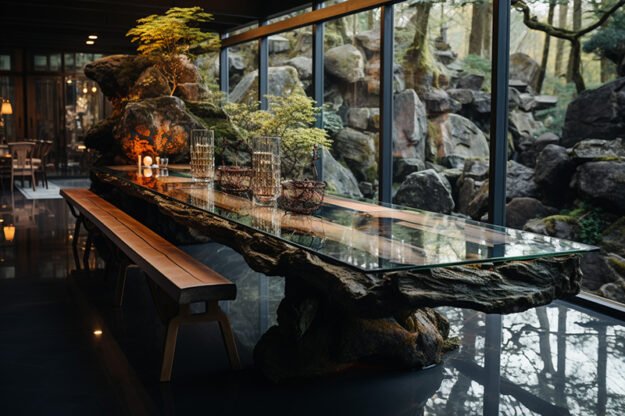 Nature-Inspired Organic Table: Elevate Your Space with Timeless Elegance