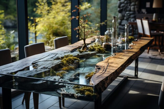 Nature-Inspired Organic Table: A Symphony of Nature and Elegance