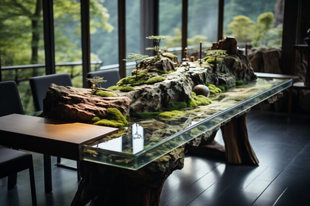 Nature-Inspired Organic Table: Elevate Your Living Space!
