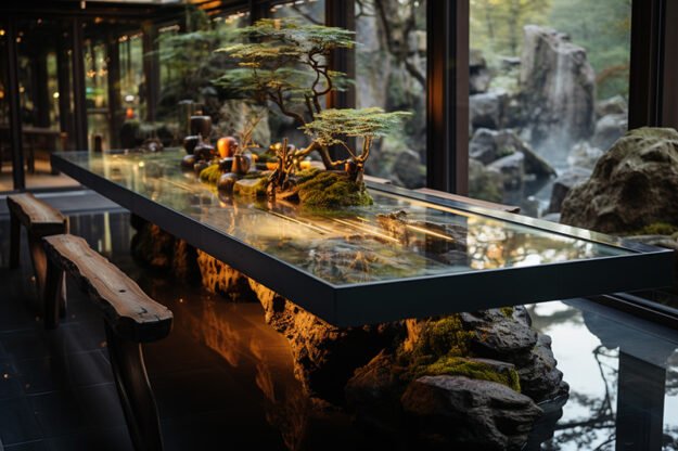 Nature-Inspired Organic Table: A Harmonious Blend of Elegance and Nature
