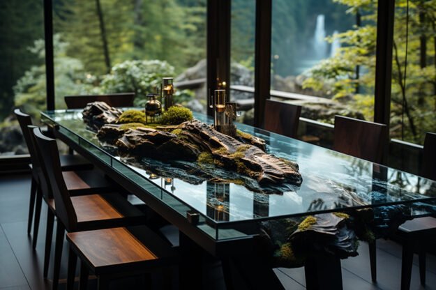 Nature-Inspired Organic Table: Elevate Your Space