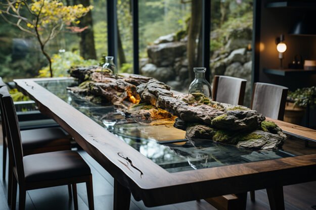 Nature-Inspired Organic Table: A Harmonious Blend of Nature and Elegance