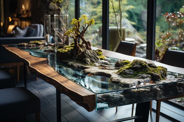 Nature-Inspired Organic Table: Elevate Your Space with Unmatched Elegance