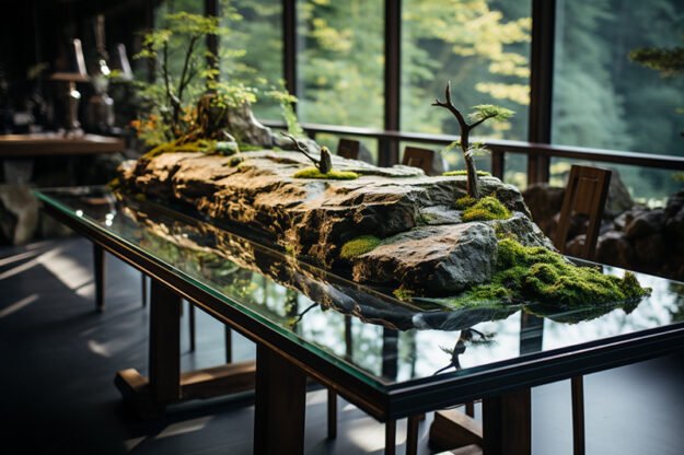 Nature-Inspired Organic Table: Elevate Your Space with Timeless Elegance