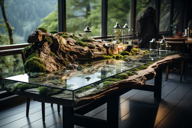 Nature-Inspired Organic Table: Elevate Your Living Space with Timeless Elegance