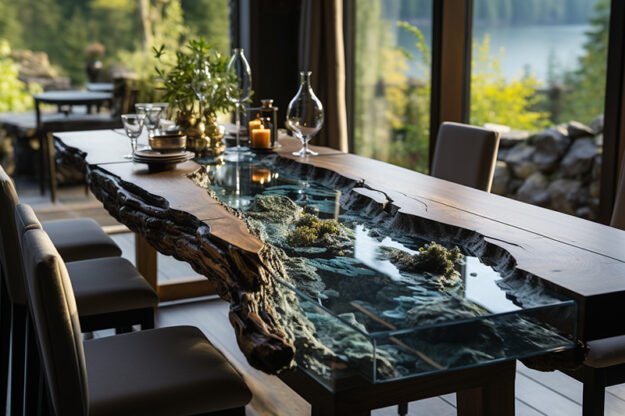 Nature-Inspired Organic Table: Elevate Your Dining Experience