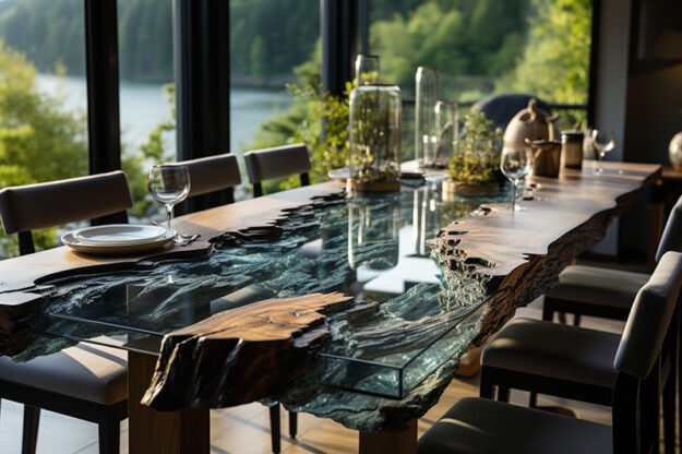 Nature-Inspired Organic Table: Transform Your Space with Elegance