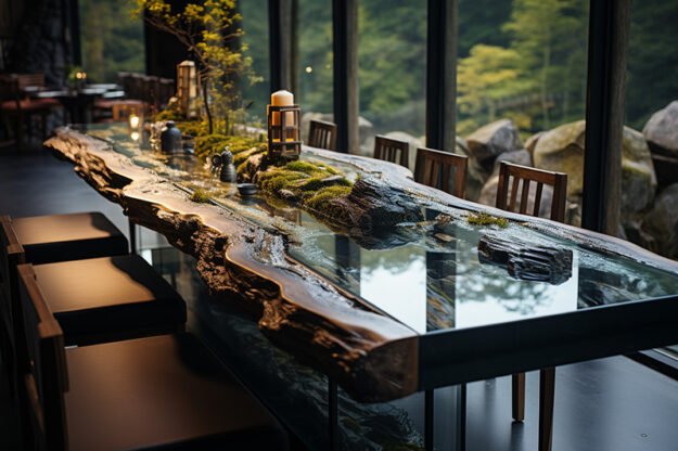Nature-Inspired Organic Table: Elevate Your Space with Timeless Elegance