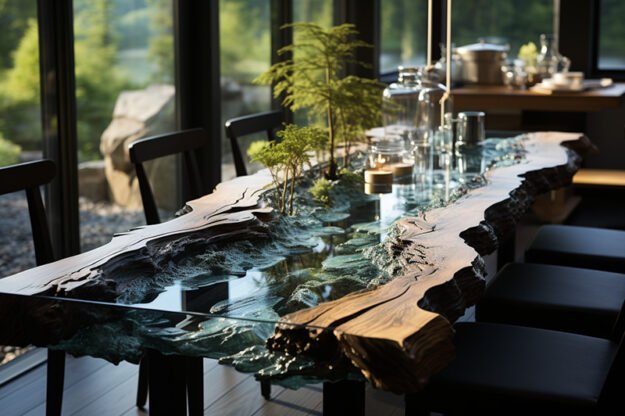 Nature-Inspired Organic Table: Elevate Your Space with Timeless Elegance