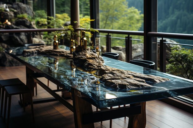 Nature-Inspired Organic Table: A Timeless Connection to the Outdoors