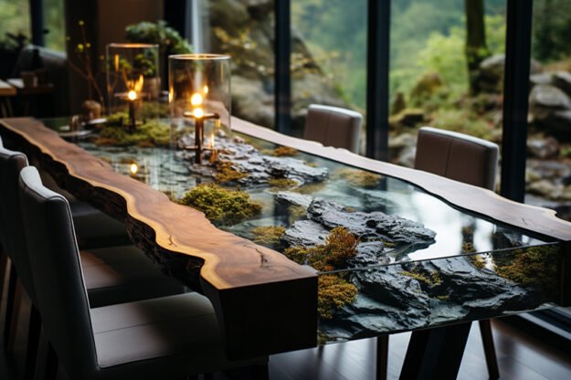 Nature-Inspired Organic Table: Elevate Your Space with Timeless Elegance