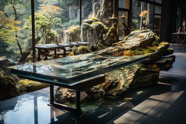 Nature-Inspired Organic Table: Elevate Your Space with Timeless Elegance
