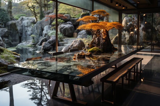 Nature-Inspired Organic Table: Elevate Your Dining Experience