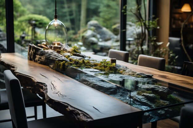 Nature-Inspired Organic Table: Elevate Your Space with Timeless Elegance